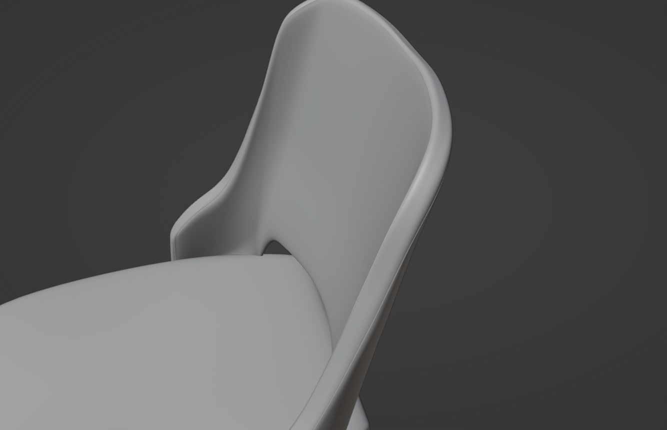 Dining Table Set 3D model 3D model_2