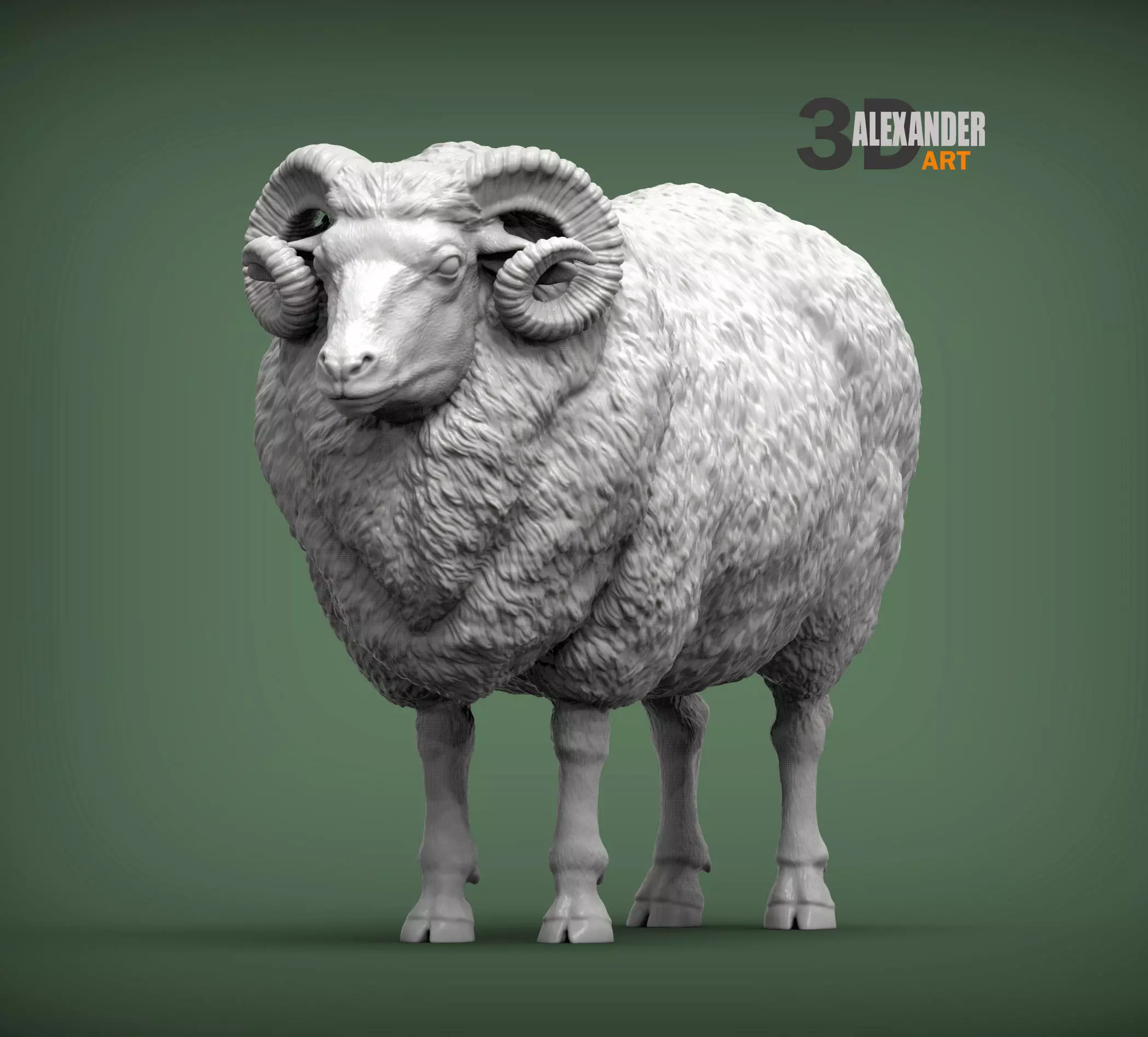 Ram 3D print model 3D print model_0