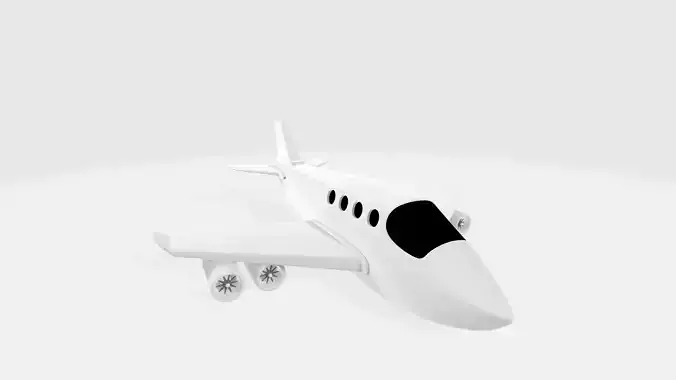 Plane for tourist 3D model