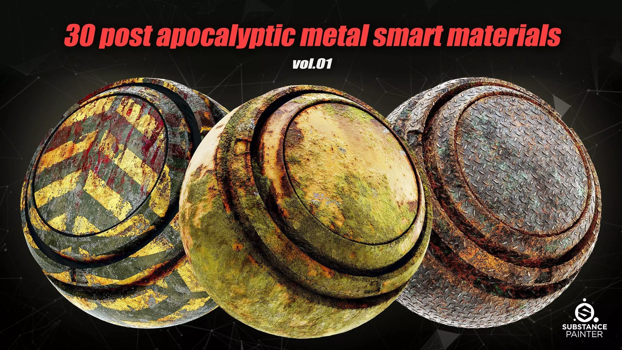 30 Post Apocalyptic Metal Smart Materials VOL01 Texture_0