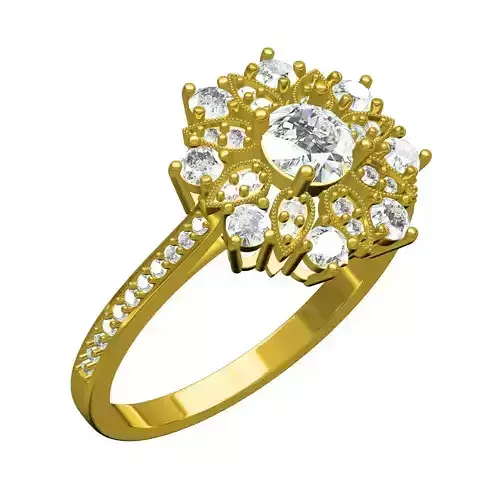 Floral Inspire Bridal Ring for Women