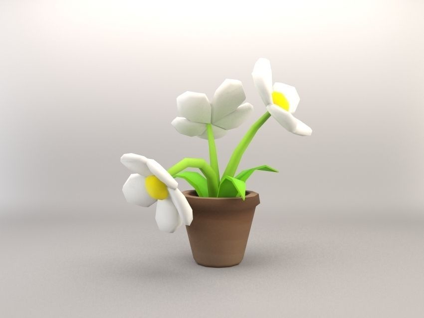 Cartoon Furniture Package 2 Low-poly 3D model_6