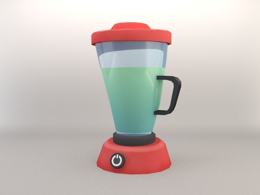 Cartoon Furniture Package 2 Low-poly 3D model_3