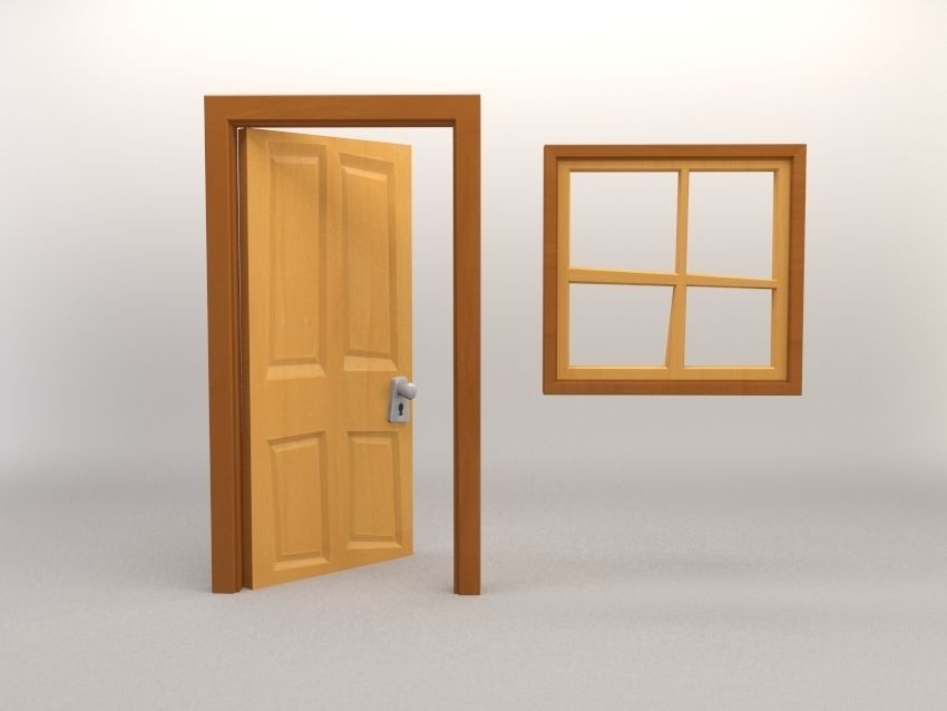 Cartoon Furniture Package 2 Low-poly 3D model_22