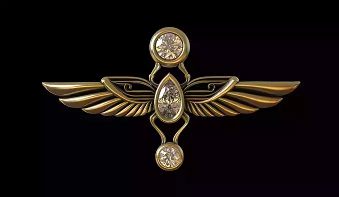 Egyptian Scarab Pendant 3D print model