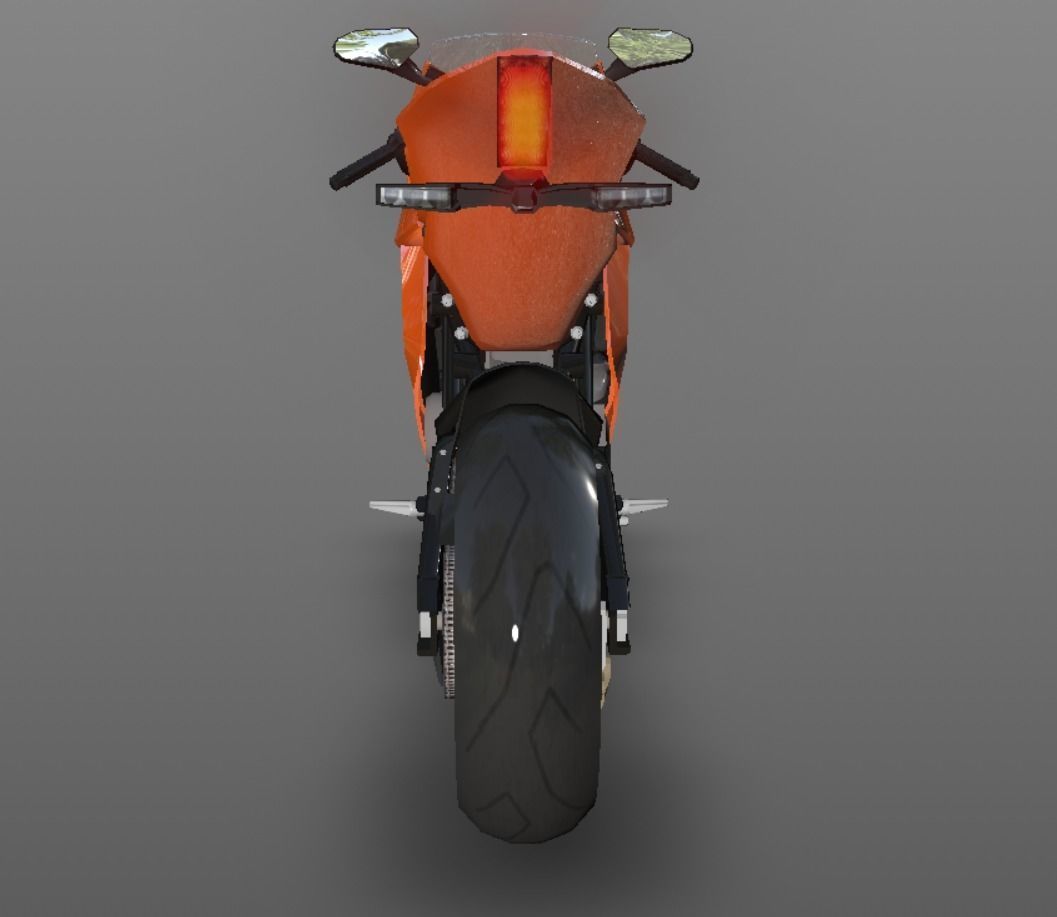 Bike 3D Model New Design Game Model Low-poly 3D model_7