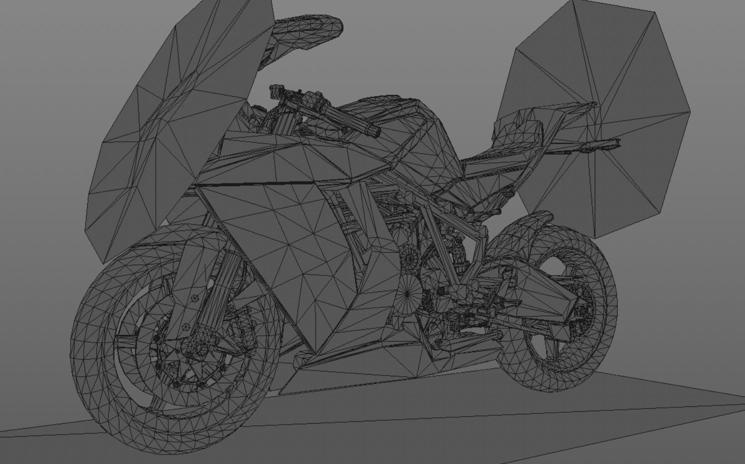 Bike 3D Model New Design Game Model Low-poly 3D model_14