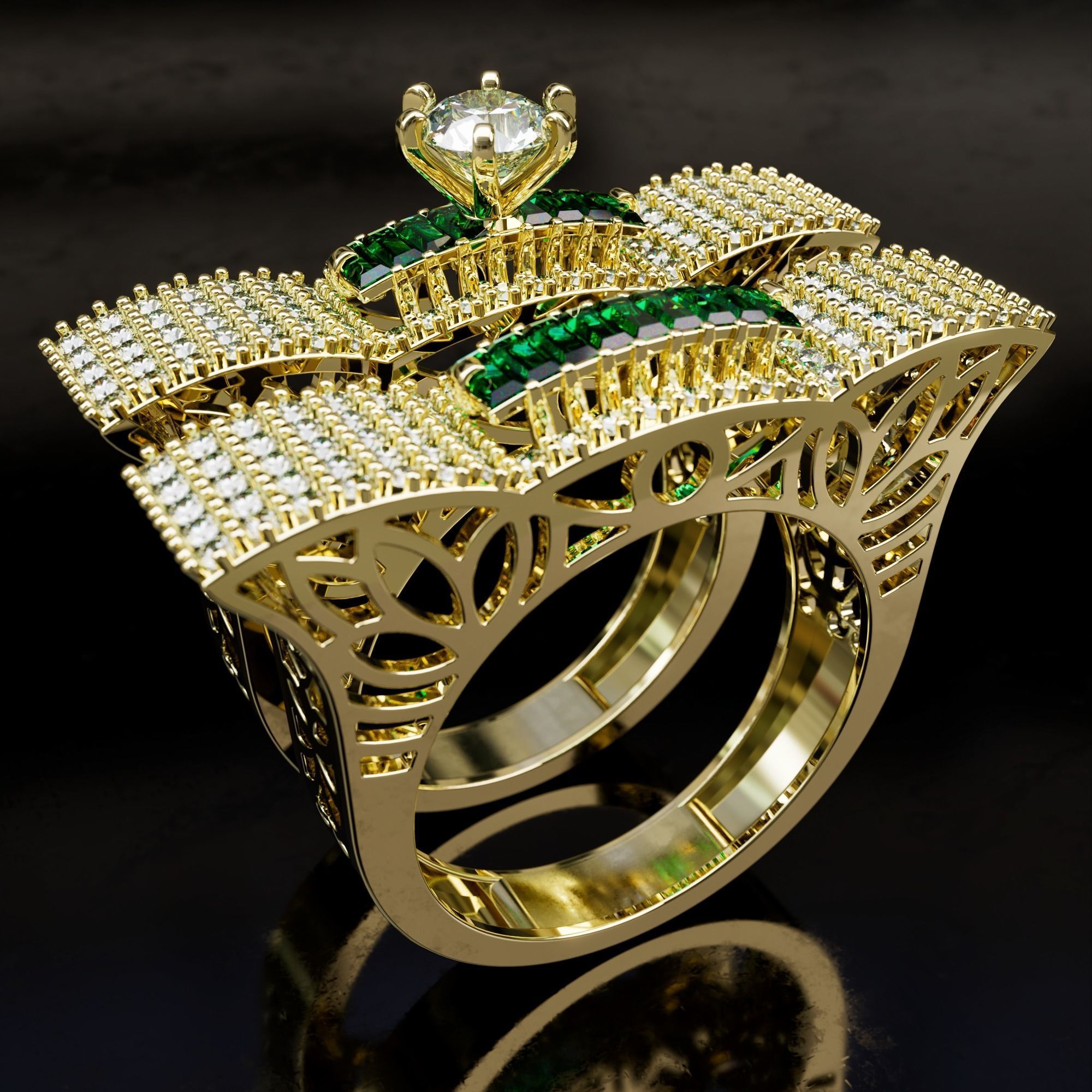 Ring TE0062 3D print model_2