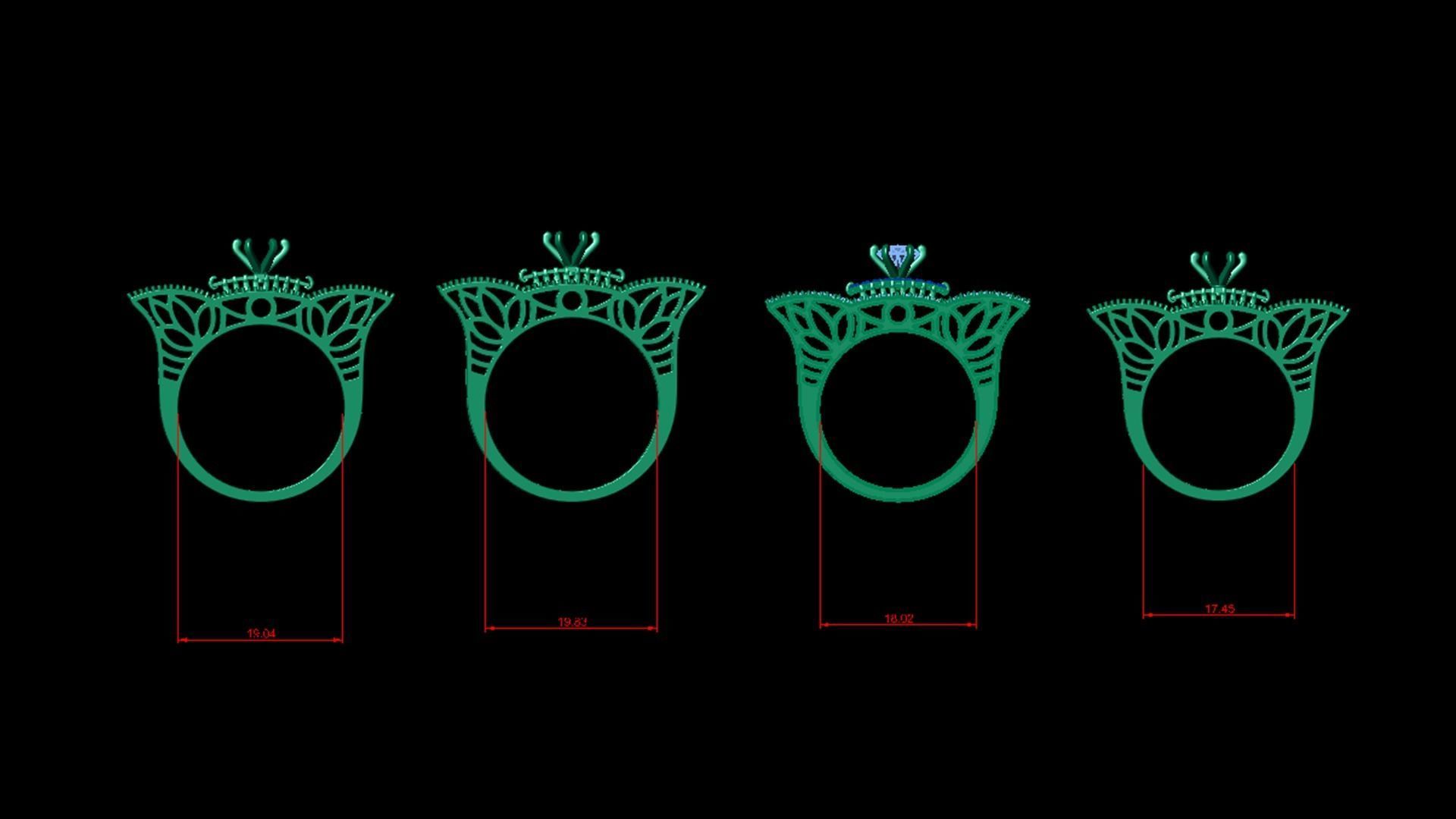 Ring TE0062 3D print model_8