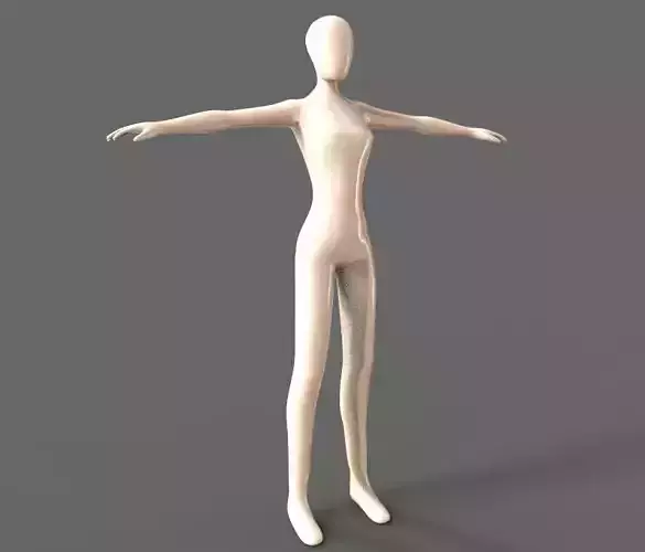 Character Female 3D model