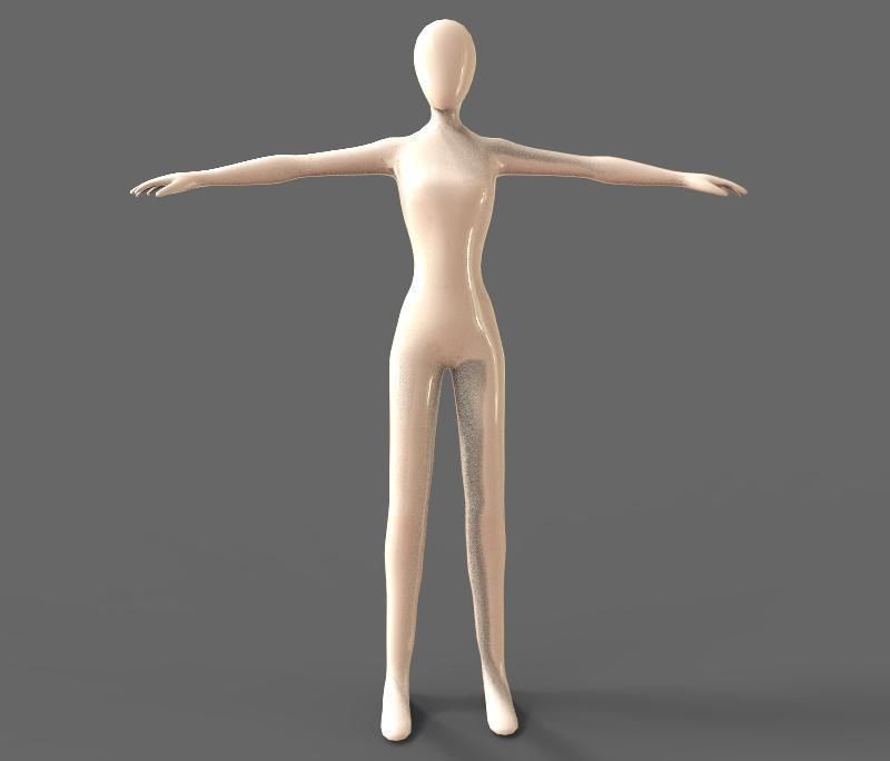 Character Female 3D model_5