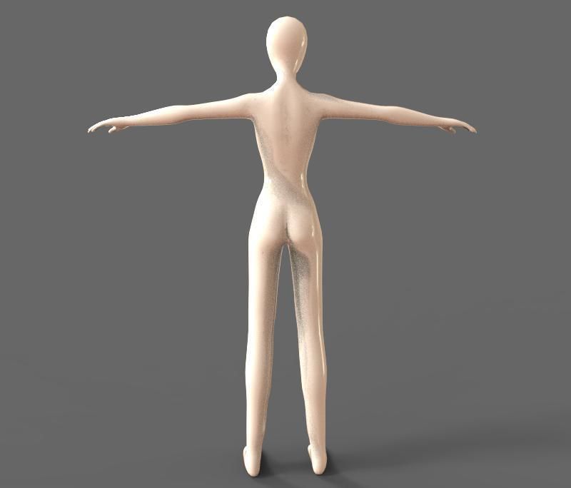 Character Female 3D model_8