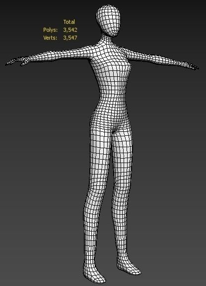 Character Female 3D model_12