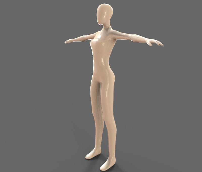 Character Female 3D model_6
