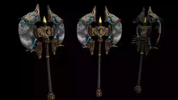 DarkFantasy sword Low-poly 3D model