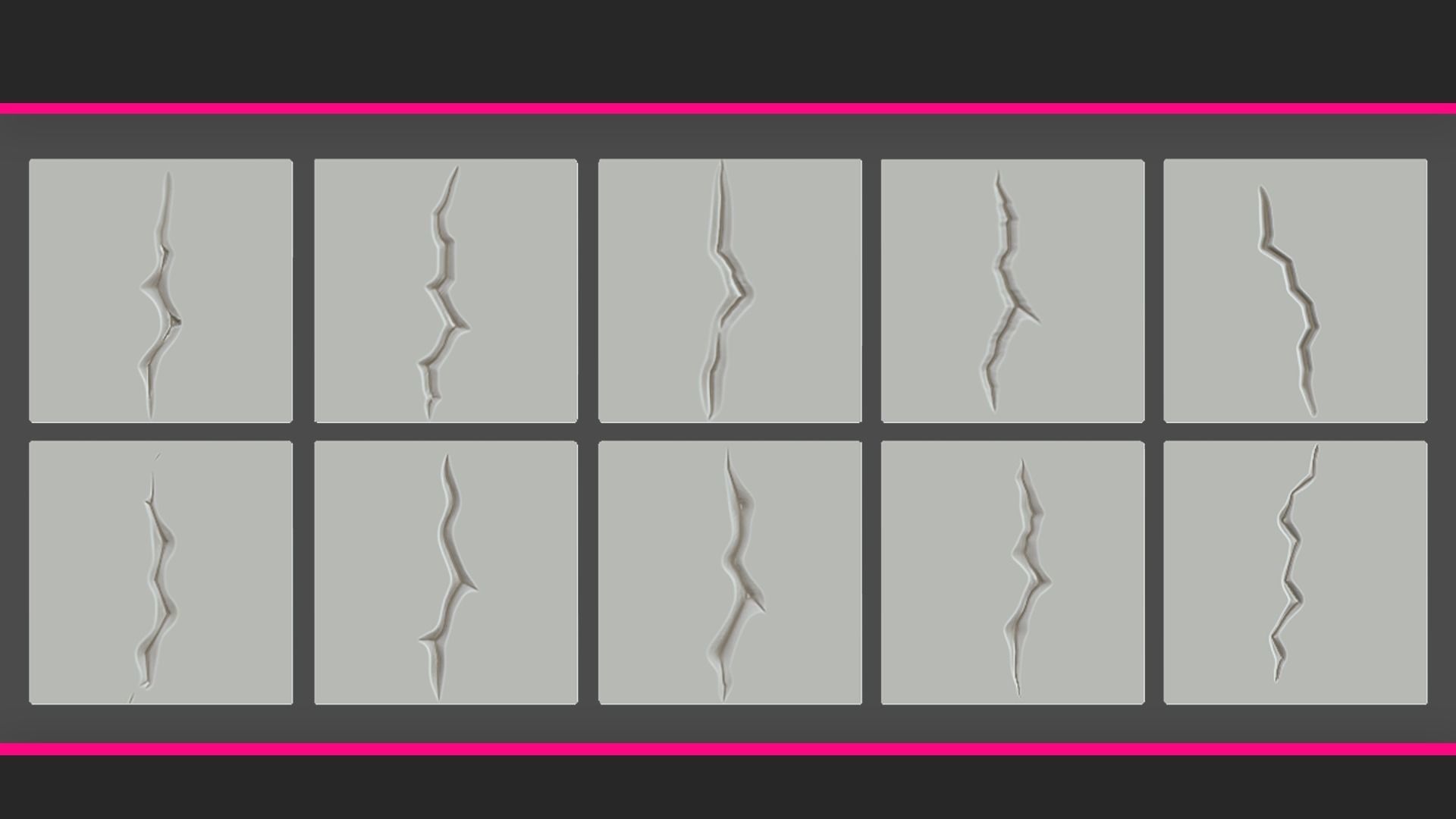 Stylized alphas of Stone Cracks Texture_5