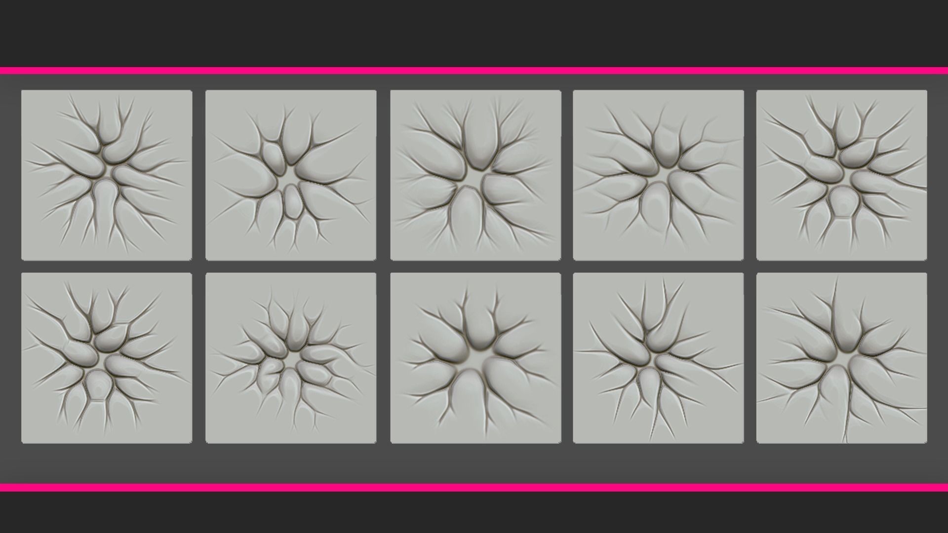 Stylized alphas of Stone Cracks Texture_3