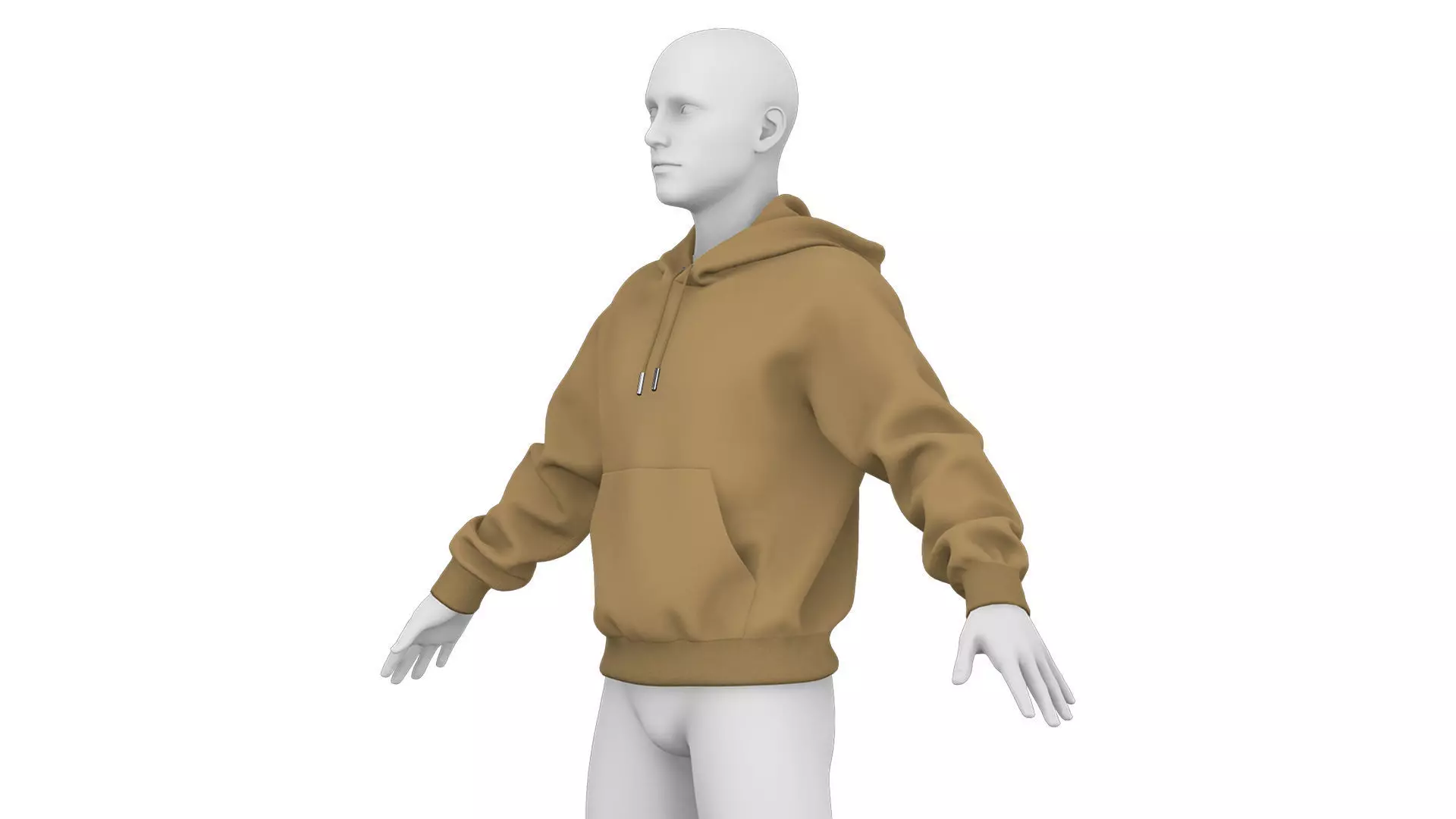 hoodie basemesh block marvelous designer clo zprj genesis8 3D model