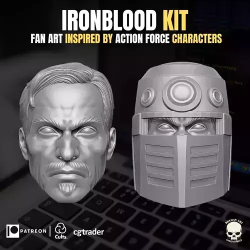 Ironblood Kit 3D printable File For Action Figures