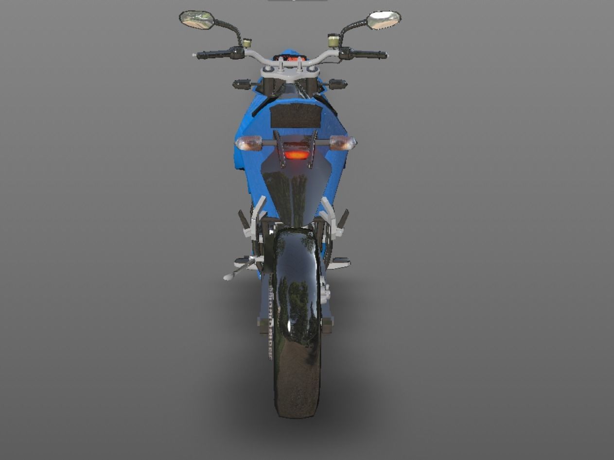  KTM Duke Bike New Design 2023 3D model Game Ready Asset Low-poly 3D model_7