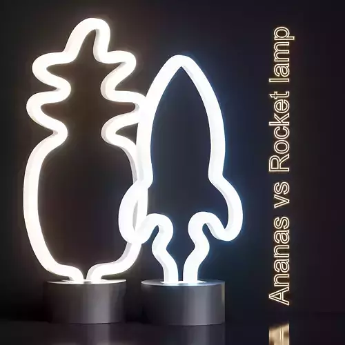 Ananas vs Rocket lamp