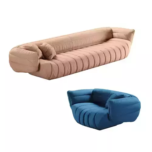 TACTILE armchair and sofa set by baxter