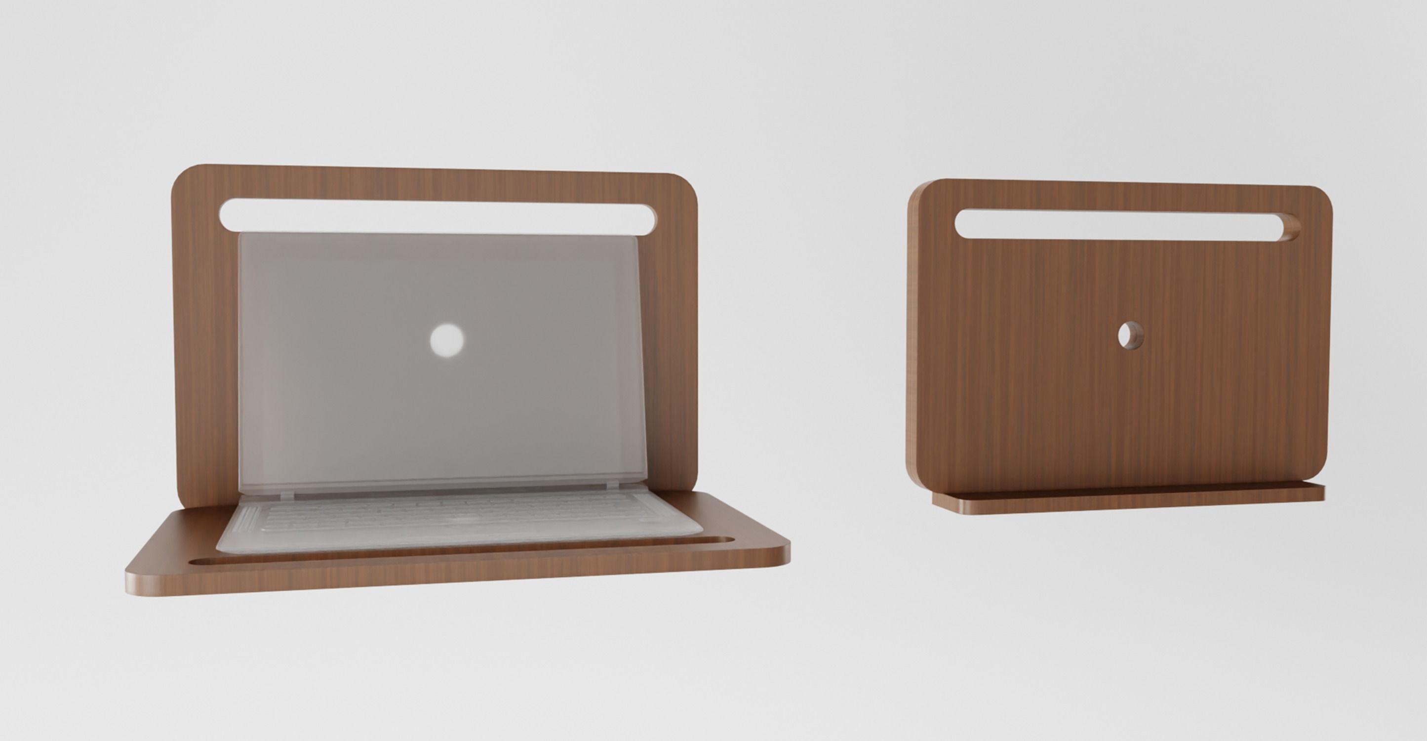 Pro Modern Studydesk 3D Models Pack in Blender 3D model_7