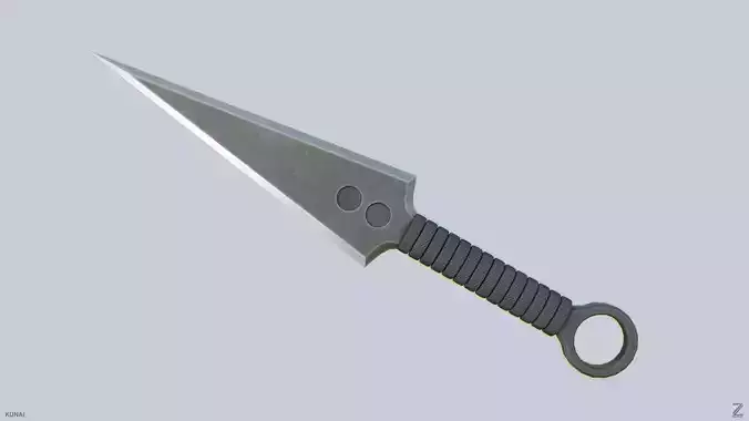 Kunai Low-poly 3D model
