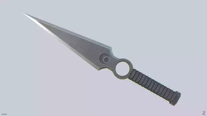 Kunai Low-poly 3D model