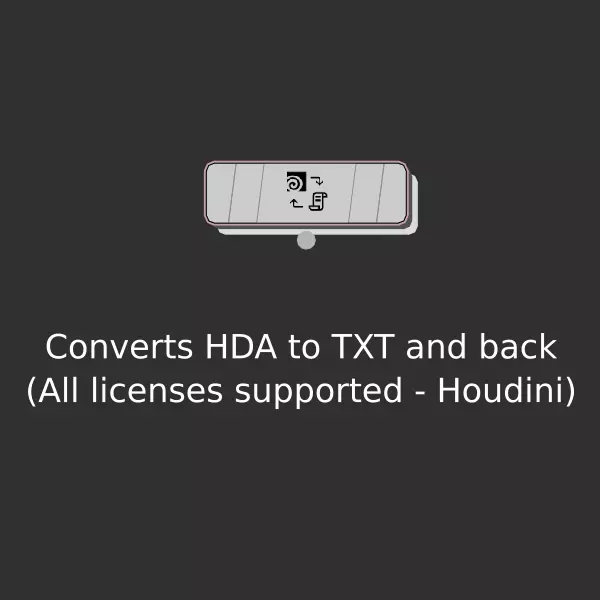 Houdini Undo or Convert HDA HIP to neutral TXT format and back 3D model_0
