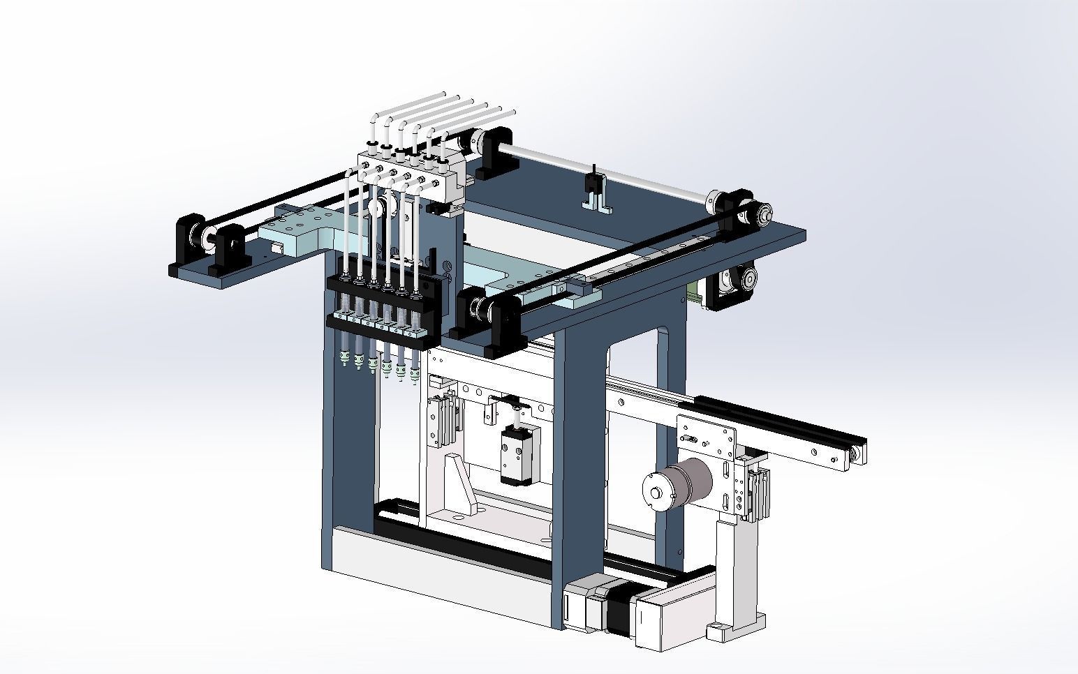 Multi-head dispensing machine  3D model_11