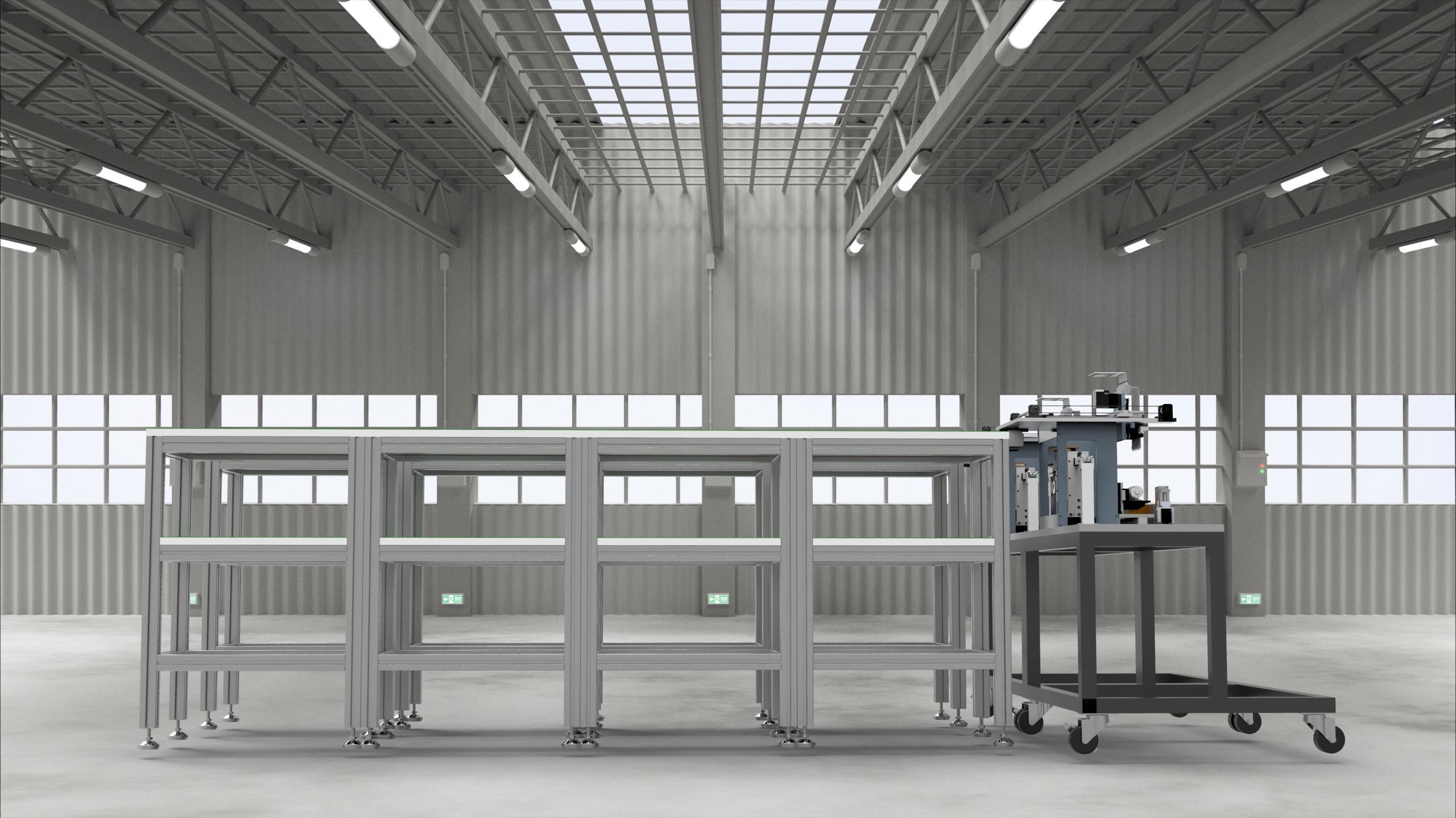 Multi-head dispensing machine  3D model_3