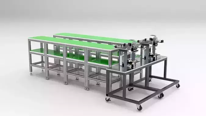 Multi-head dispensing machine  3D model