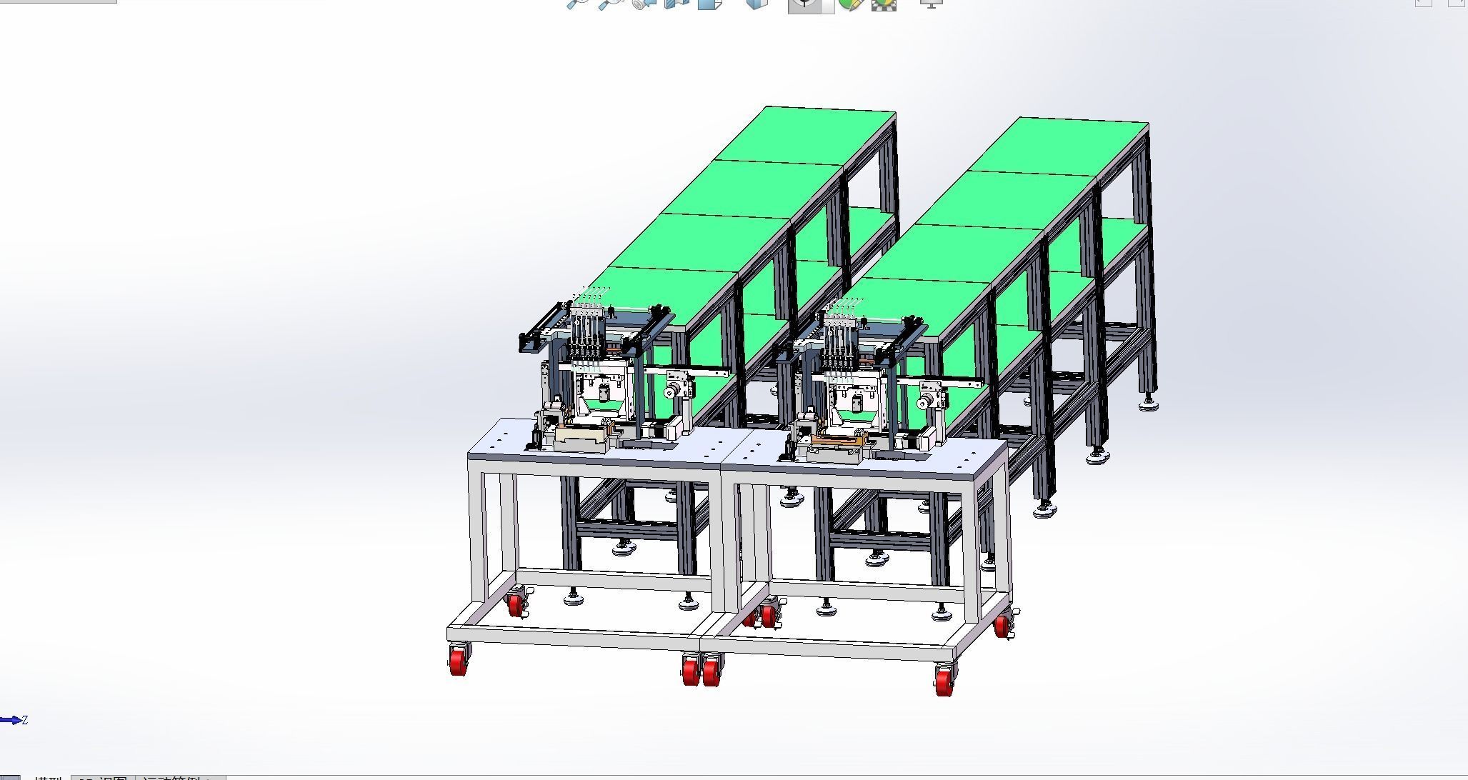 Multi-head dispensing machine  3D model_17