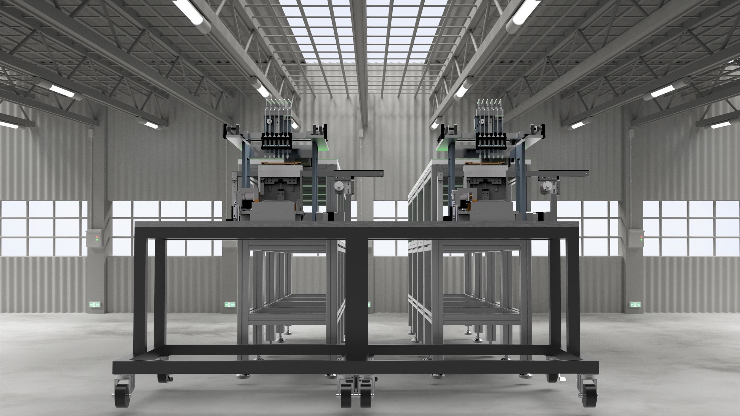 Multi-head dispensing machine  3D model_2