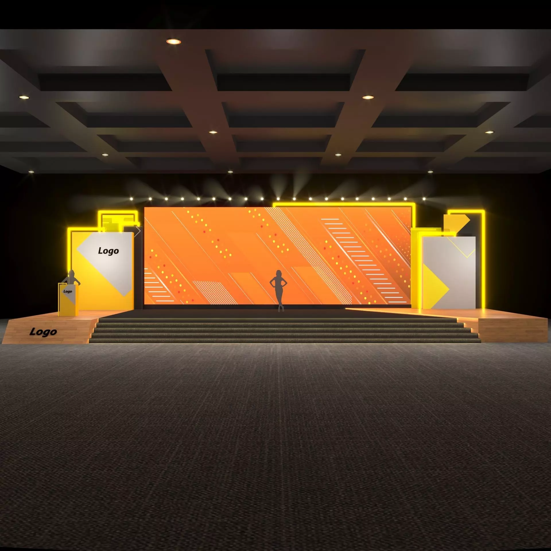 Event Stage 3D model_0