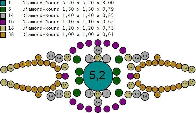 Woman Solitaire Ring 1102 3D print model_8