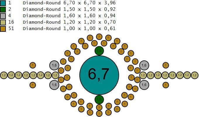 Woman Solitaire Ring 1099 3D print model_9