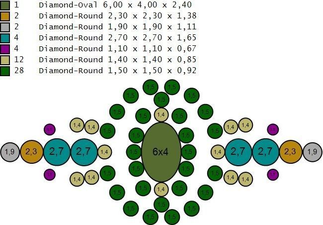 Woman Solitaire Ring 1098 3D print model_8