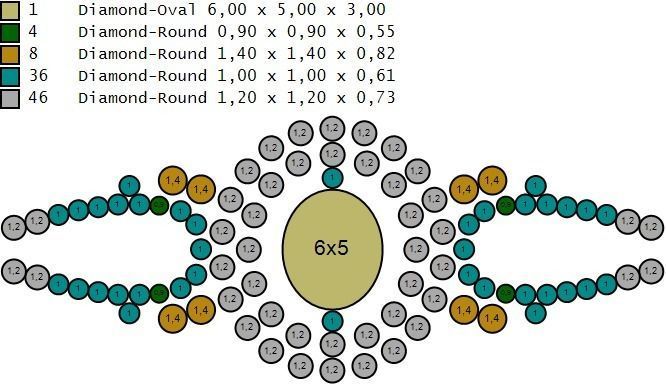 Woman Solitaire Ring 1096 3D print model_8