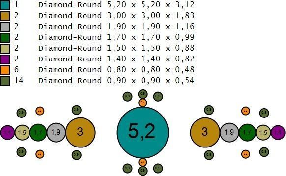 Woman Solitaire Ring 1095 3D print model_9