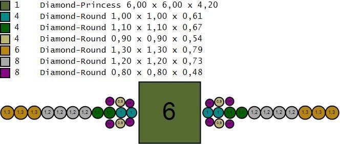 Woman Solitaire Ring 1125 3D print model_8