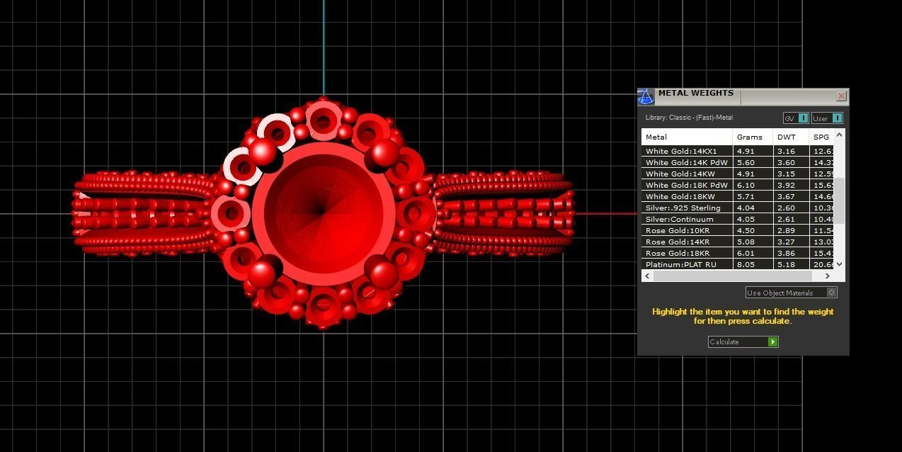 Woman Solitaire Ring 1124 3D print model_10