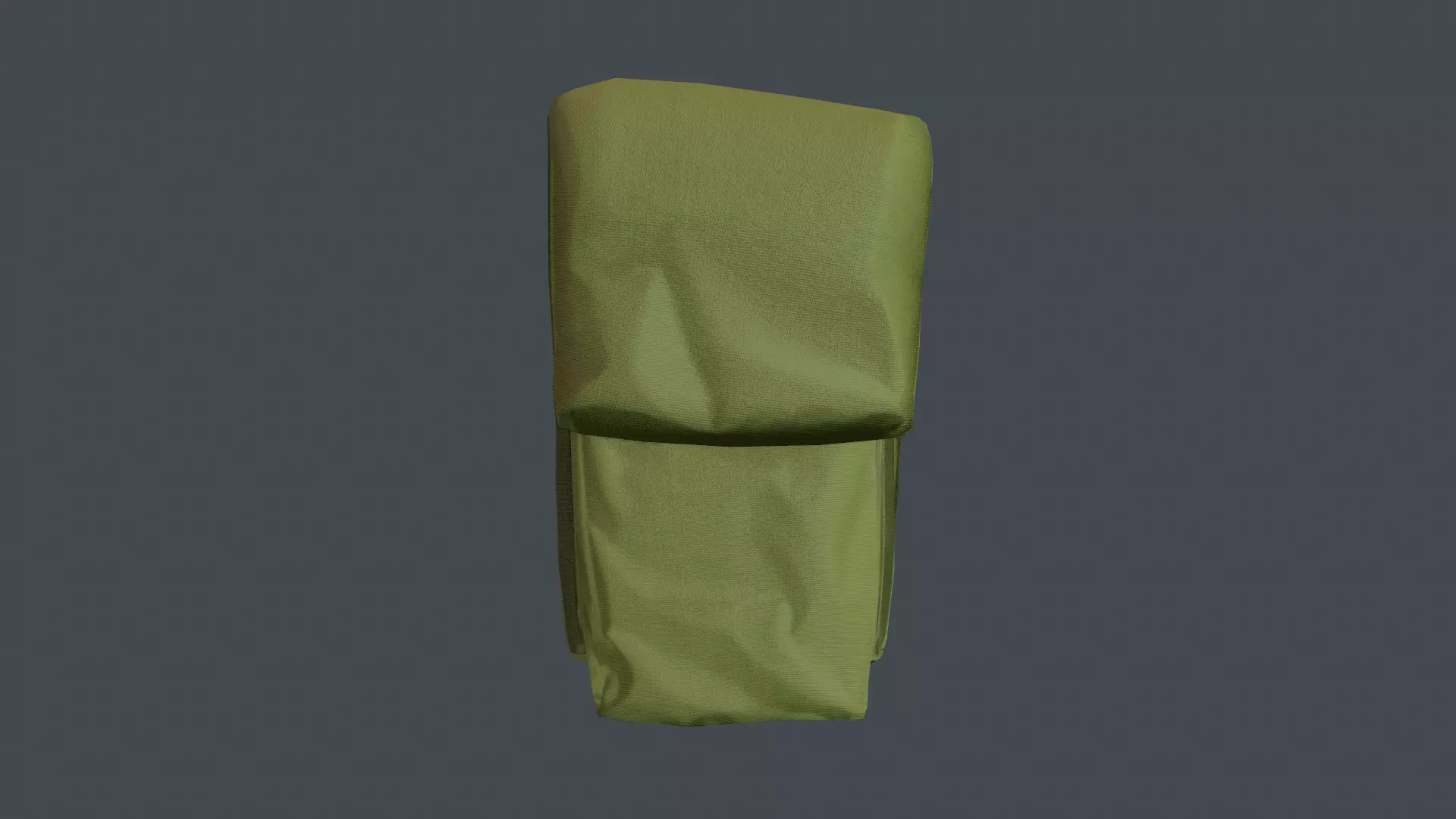 Pouch Low-poly 3D model_0