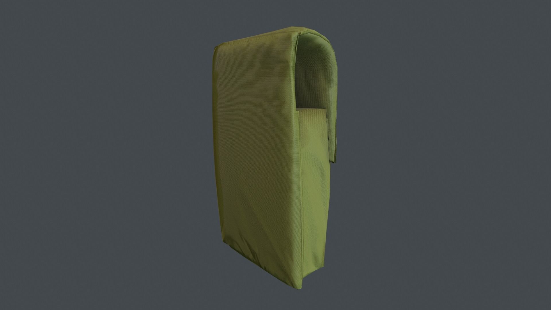 Pouch Low-poly 3D model_40
