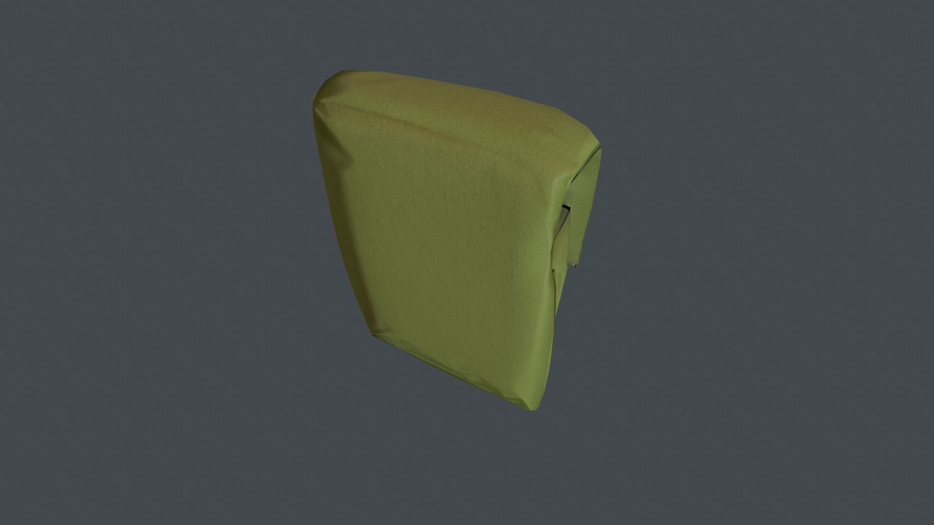 Pouch Low-poly 3D model_11