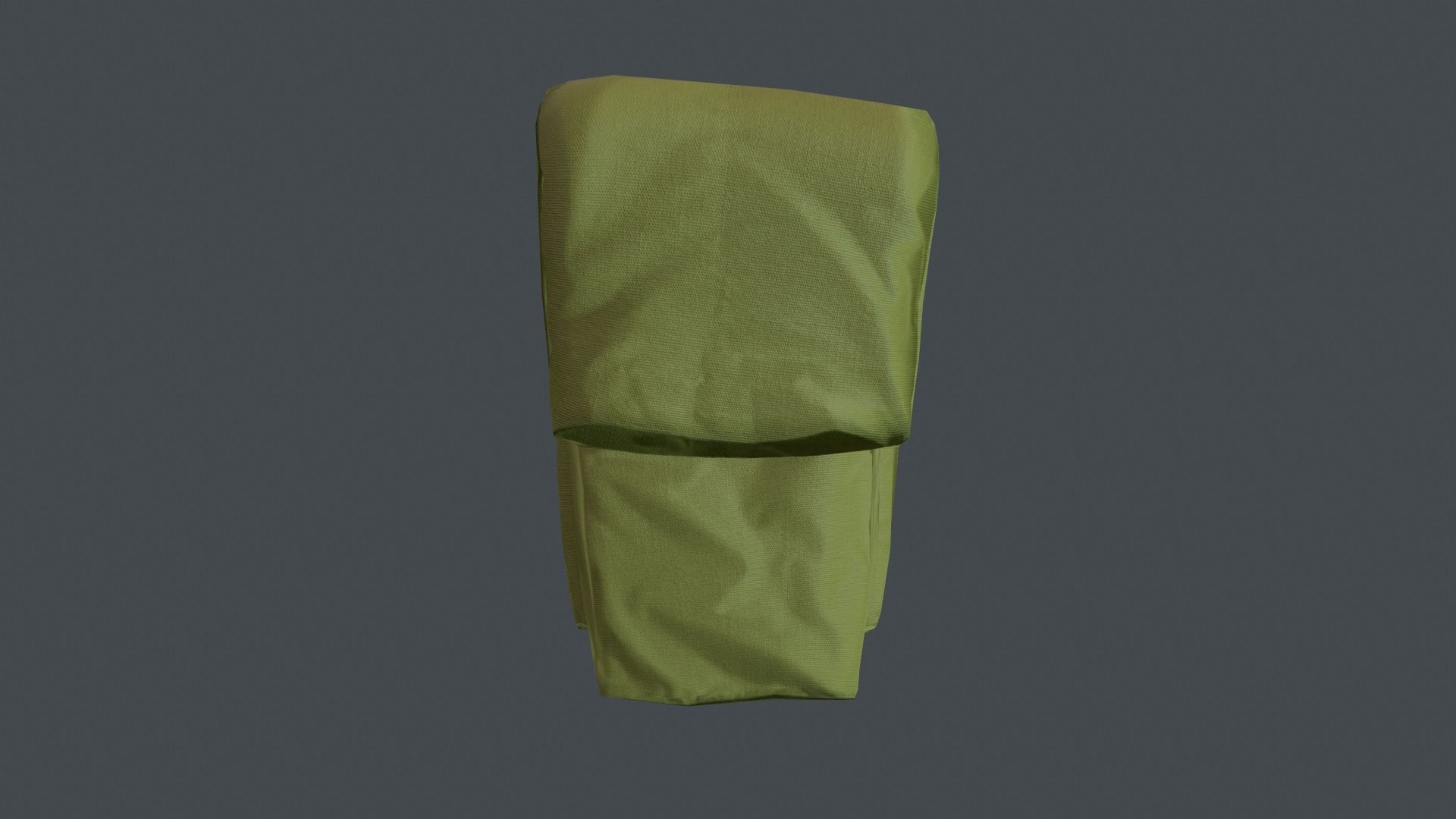 Pouch Low-poly 3D model_14