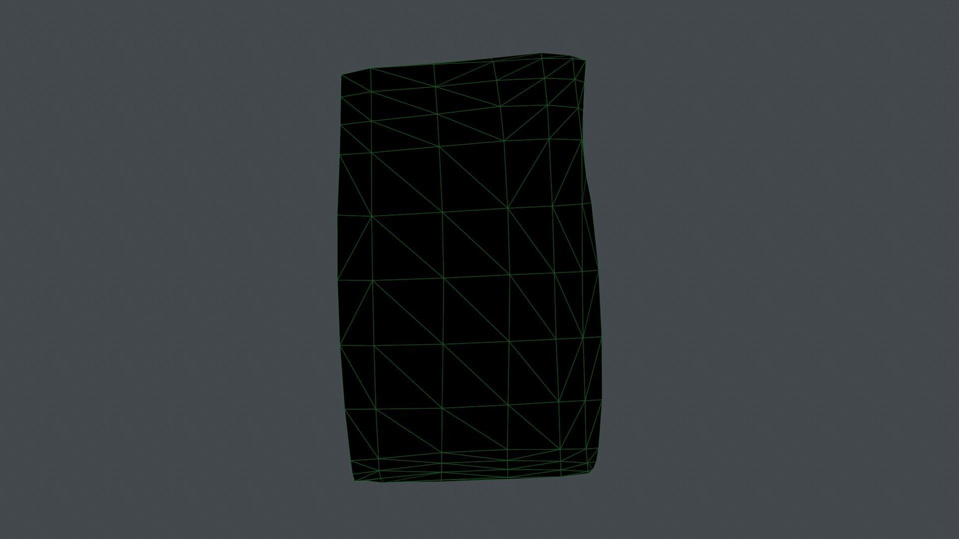 Pouch Low-poly 3D model_47