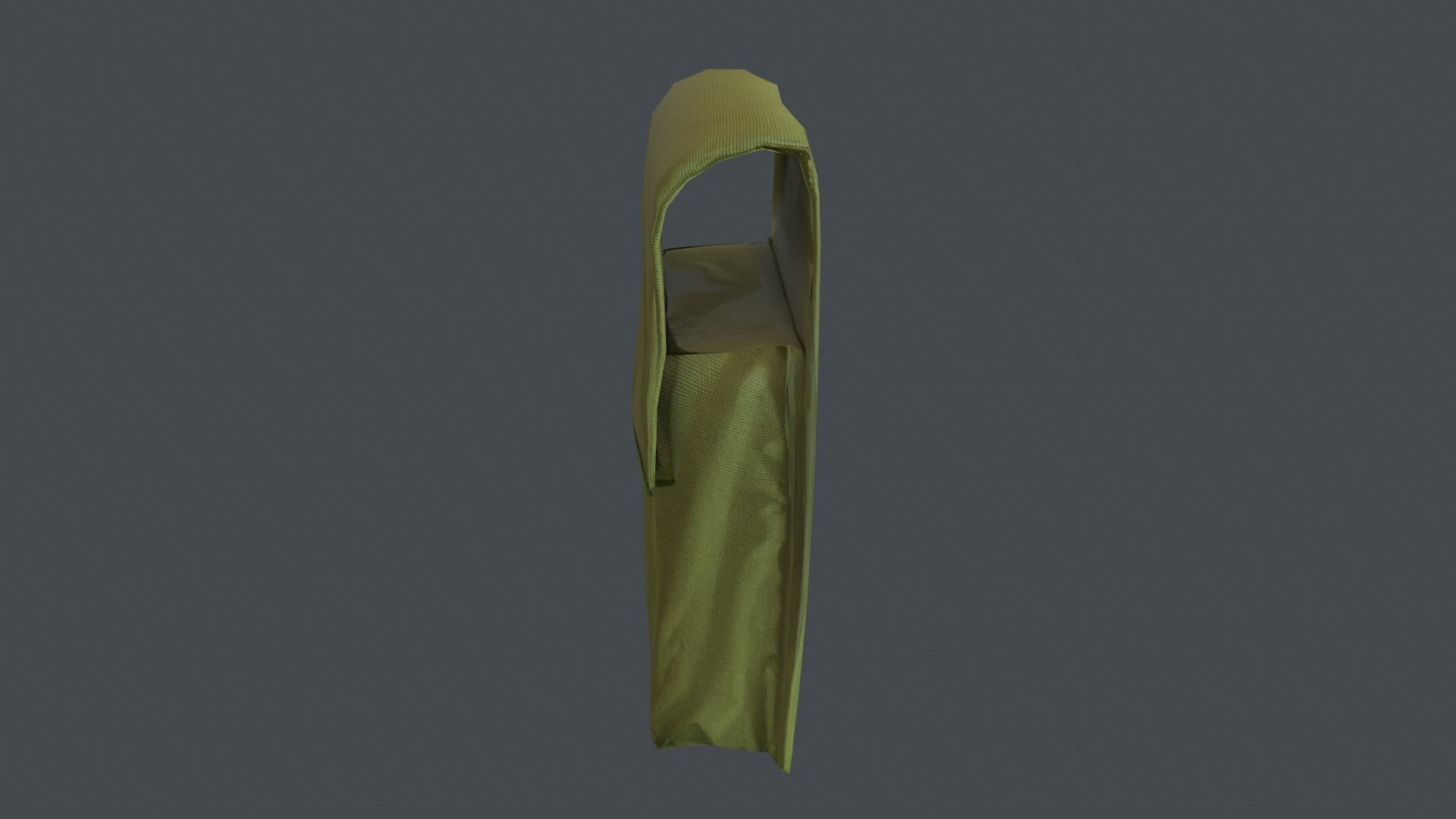 Pouch Low-poly 3D model_23