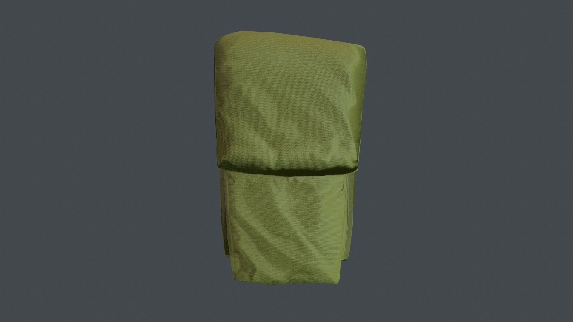 Pouch Low-poly 3D model_29